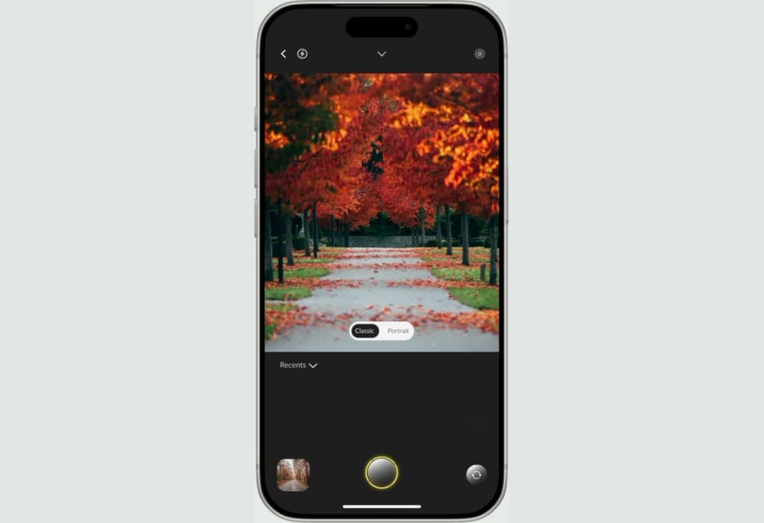 LOOKR shoot flow: capture the scene, select generated inspiration, pin in camera